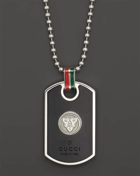 gucci dog tags